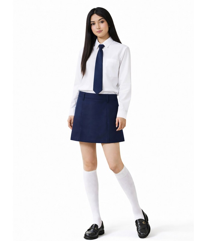 Φούστα μπλε πιέτες Παρέλασης