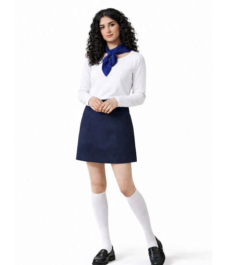 Μπλούζα λευκή βαμβακερή λυκρα