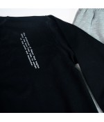 Παιδικό σετ φόρμας Smart - Μαύρο - Γκρι