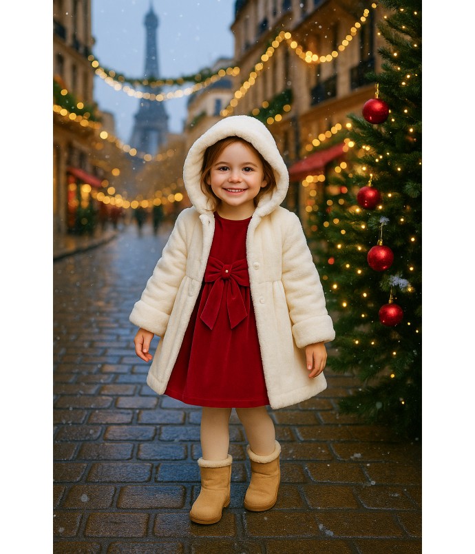 Σετ Γούνα με Φόρεμα Xmas Look