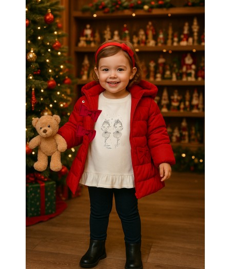 Σετ Μπουφάν με Μπλουζοφόρεμα Xmas Look