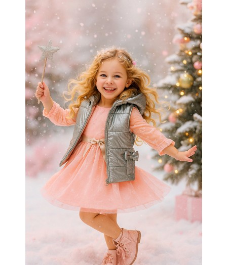 Σετ Γιλέκο με Φόρεμα Xmas Look