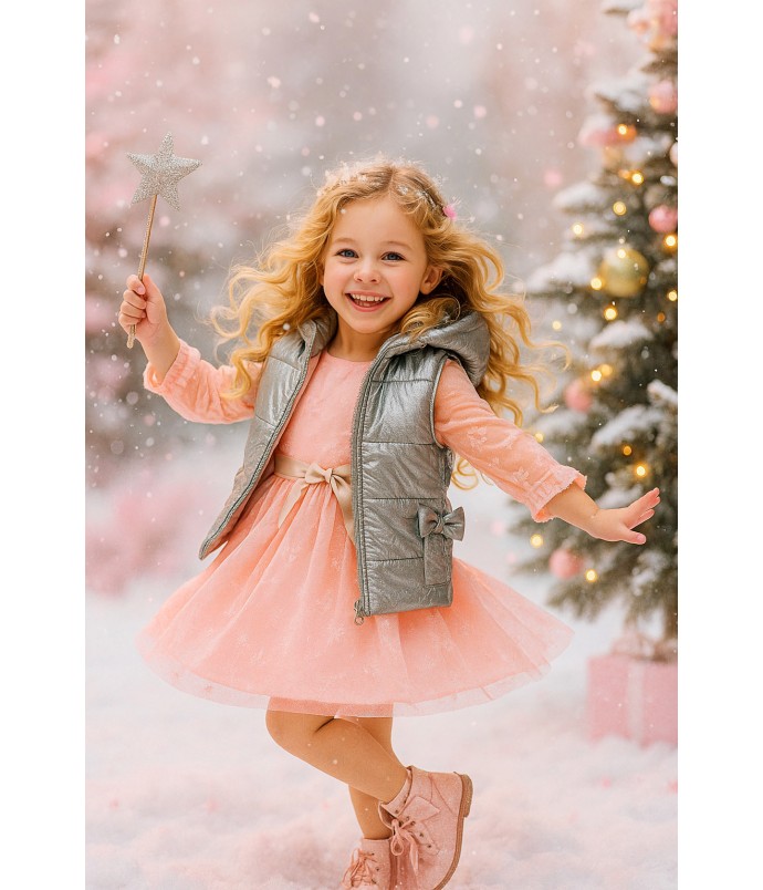 Σετ Γιλέκο με Φόρεμα Xmas Look