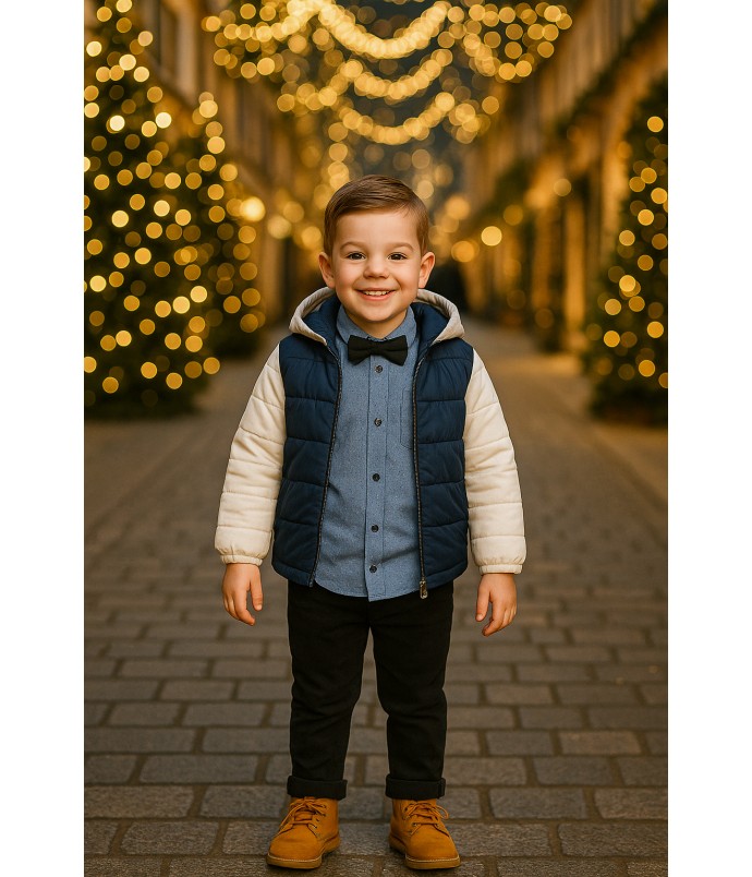 Σετ Μπουφάν με παντελόνι και πουκάμισο Xmas Look