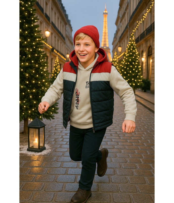 Σετ Γιλέκο με παντελόνι και μπλούζα Xmas Look