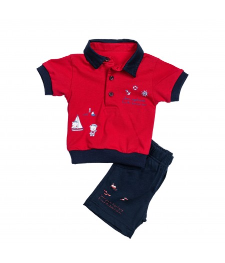 Παιδικό σετ μπλούζα κοντό μανίκι με σορτς  Joom ΣM