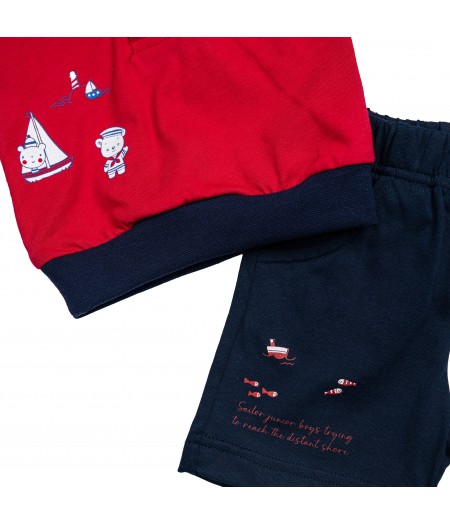 Παιδικό σετ μπλούζα κοντό μανίκι με σορτς  Joom ΣM