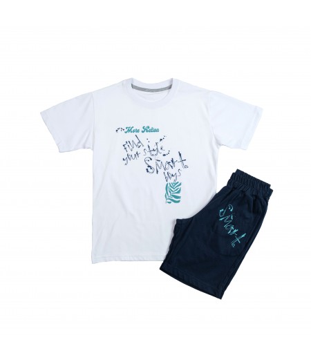 Παιδικό σετ μπλούζα κοντό μανίκι με σορτς Smart ΑΑ