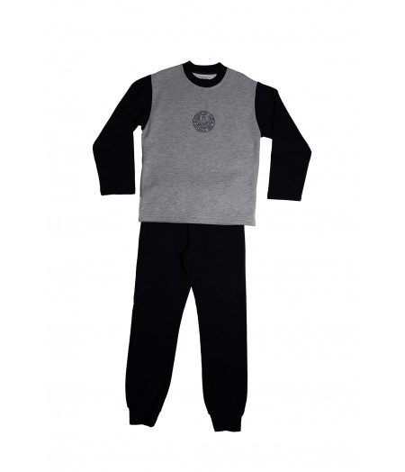 Arsakeio Boy Tracksuits Gray/Blue