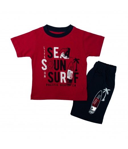 Παιδικό σετ μπλούζα κοντό μανίκι με σορτς  Joom ΤΒ