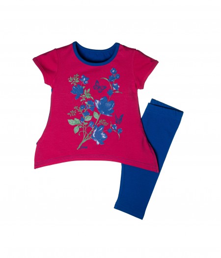 Σετ μπλούζα κ.μ. με κολάν Joom