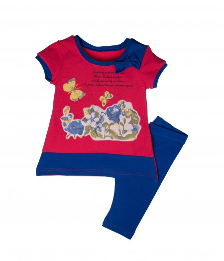 Σετ μπλούζα κ.μ. με κολάν Joom