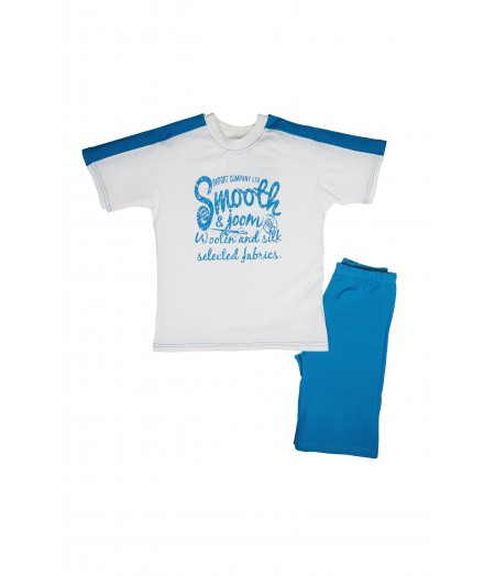 Πιζάμα βαμβακερή κ.μ. Smart