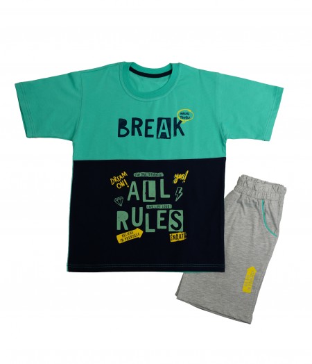 Set blouse s.s. with shorts Smart